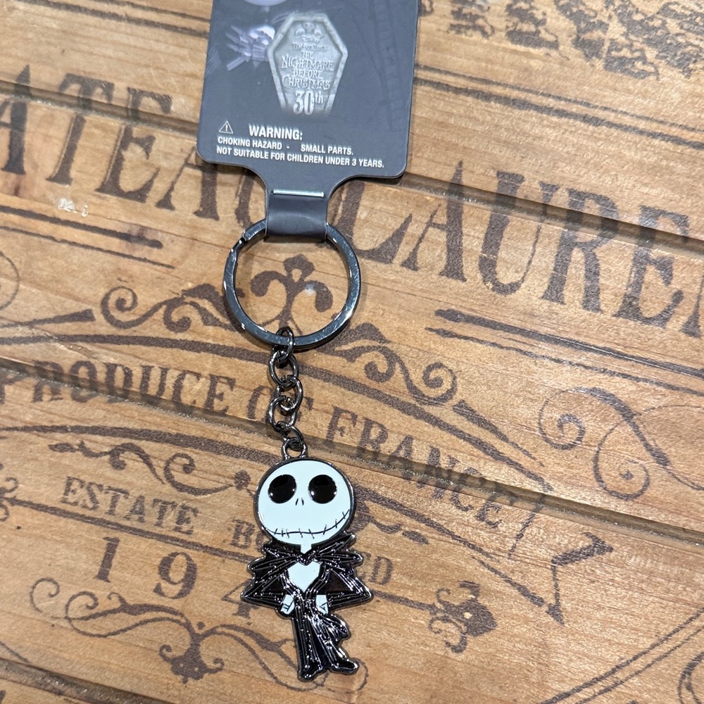 Disney Black and White Jack Skellington Key Holder